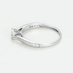 Bague "Solitaire Radieux" D0,020/28