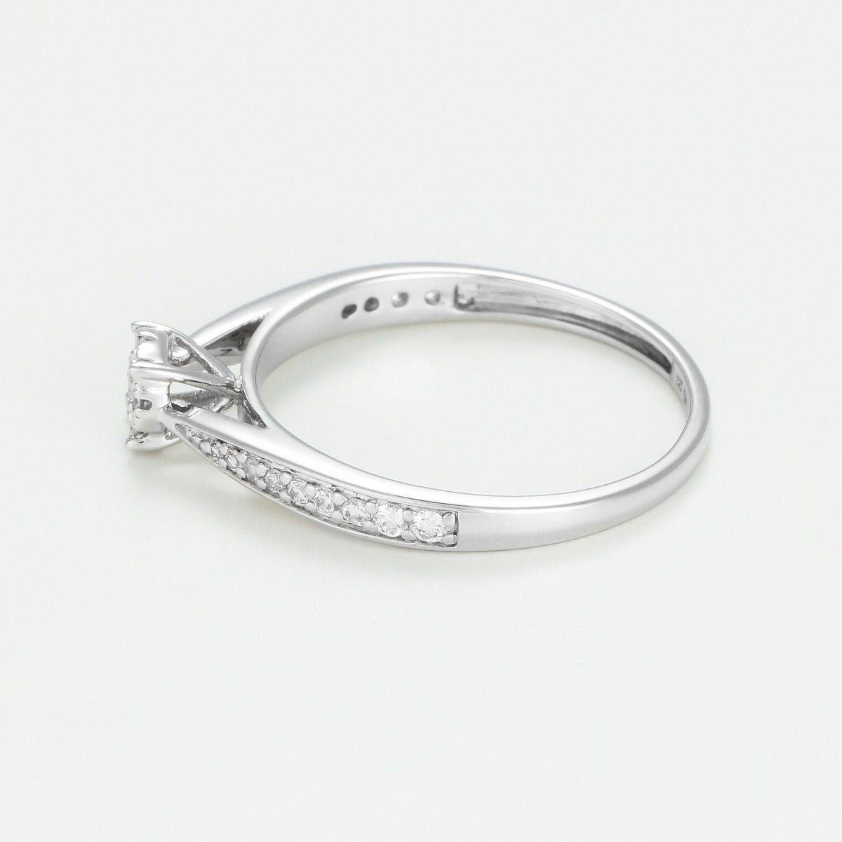 Bague "Solitaire Radieux" D0,020/28