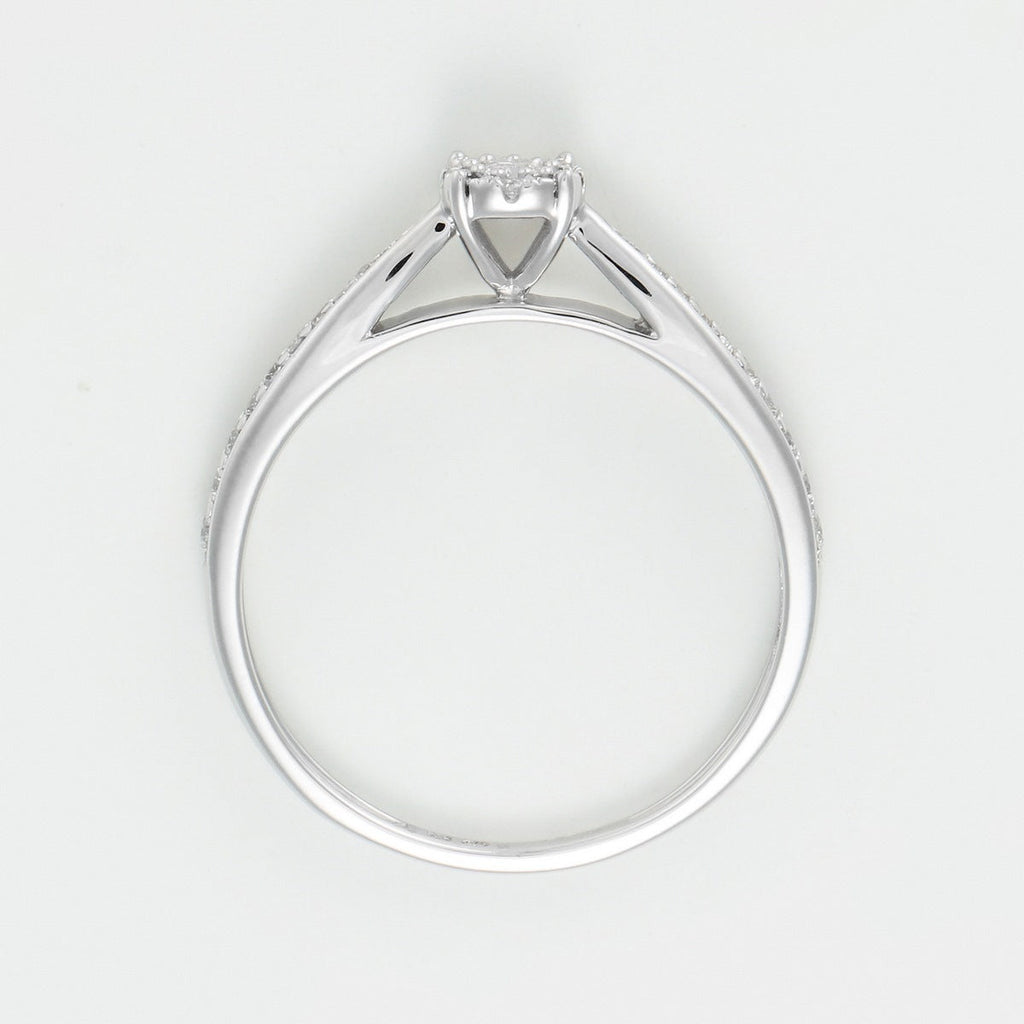 Bague "Solitaire Radieux" D0,020/28
