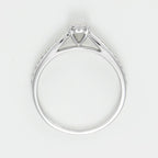 Bague "Solitaire Radieux" D0,020/28