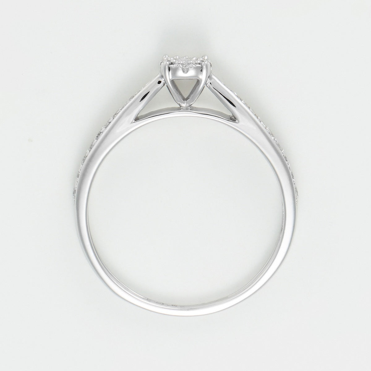 Bague "Solitaire Radieux" D0,020/28
