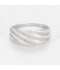 Bague "Fourreau"- Or Blanc - Or Blanc