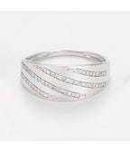 Bague "Fourreau"- Or Blanc - Or Blanc