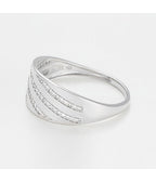 Bague "Fourreau"- Or Blanc - Or Blanc