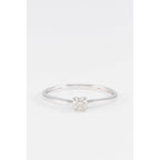 Bague "Paulina" Diamant D 0,16/1 - Or Blanc 375/1000