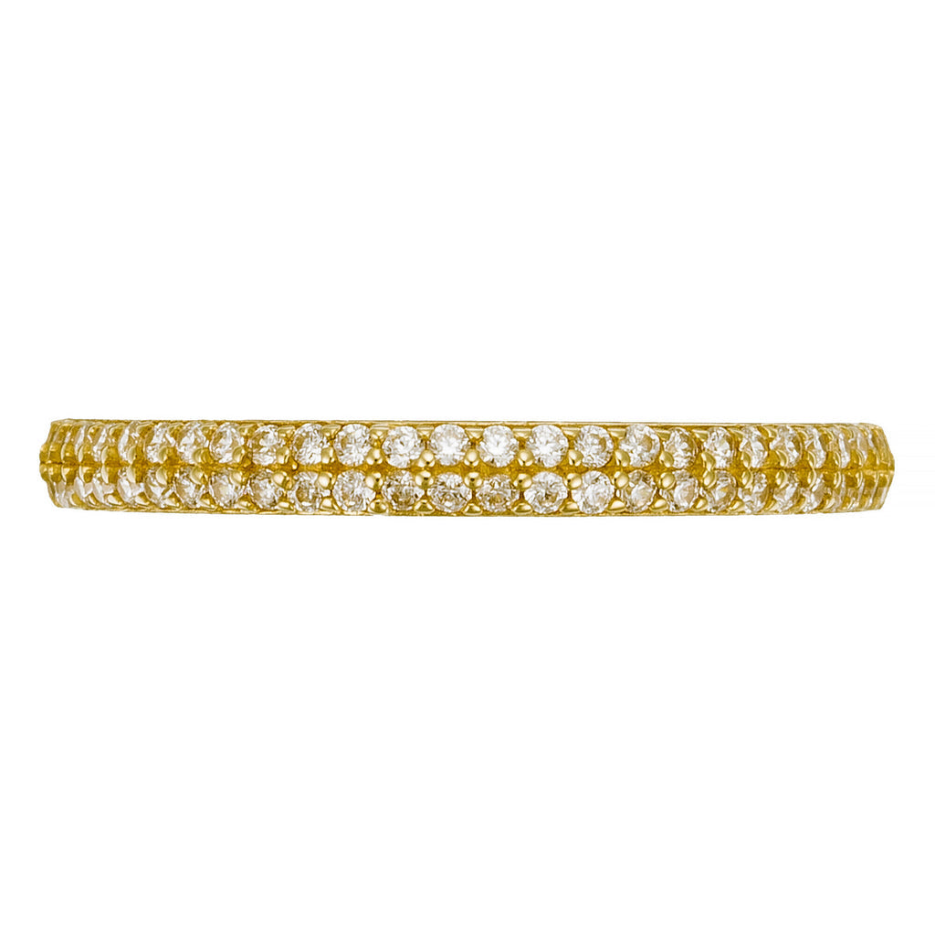 Bague "Amour Innocent" - Or Jaune 375/1000 Et Zirconium
