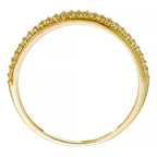 Bague "Amour Innocent" - Or Jaune 375/1000 Et Zirconium