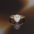 Bague "Greenwich" Or Jaune 375/1000 Et Zirconium