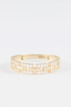 Bague "Ana" - Or Jaune 375/1000 Et Zirconium