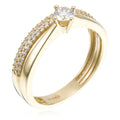 Bague "Fiancée" Or Jaune 375/1000
