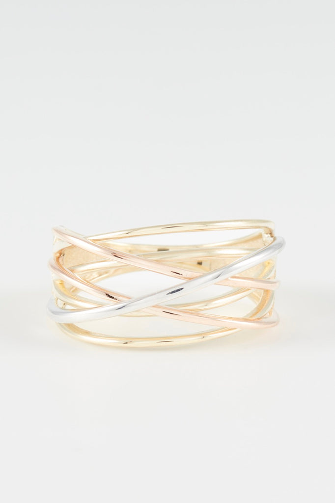 Bague "Rose" - Or Tricolore 375/1000