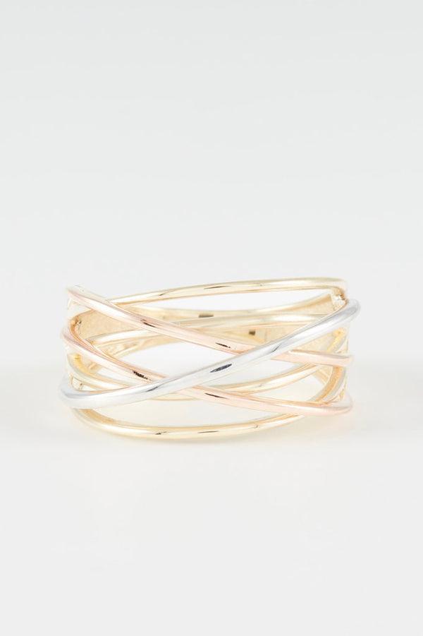 Bague "Rose" - Or Tricolore 375/1000