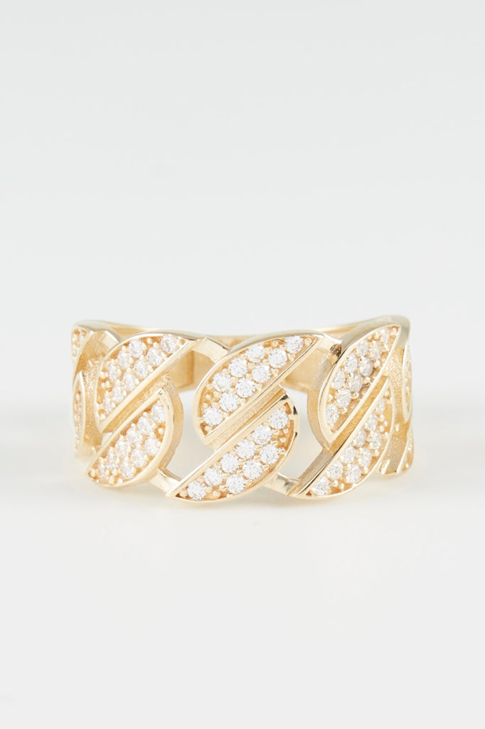 Bague "Hastings" - Or Jaune 375/1000 Et Zirconium