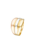 Bague "Trianon" Or Tricolore 375/1000