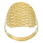 Bague "Armadillo" - Or Jaune 375/1000