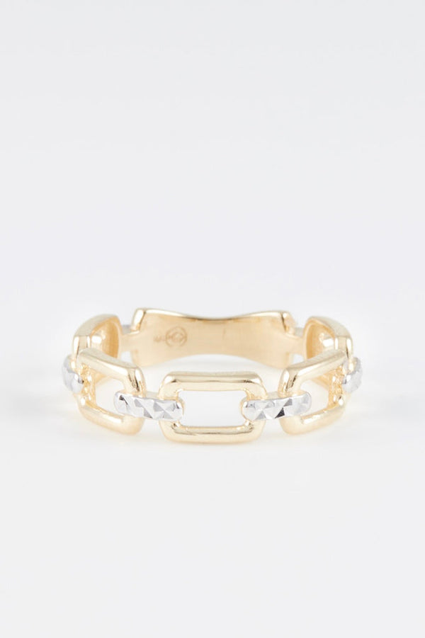 Bague "Grace" - Or Bicolor 375/1000