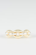 Bague "Grain De Café" - Or Bicolor 375/1000