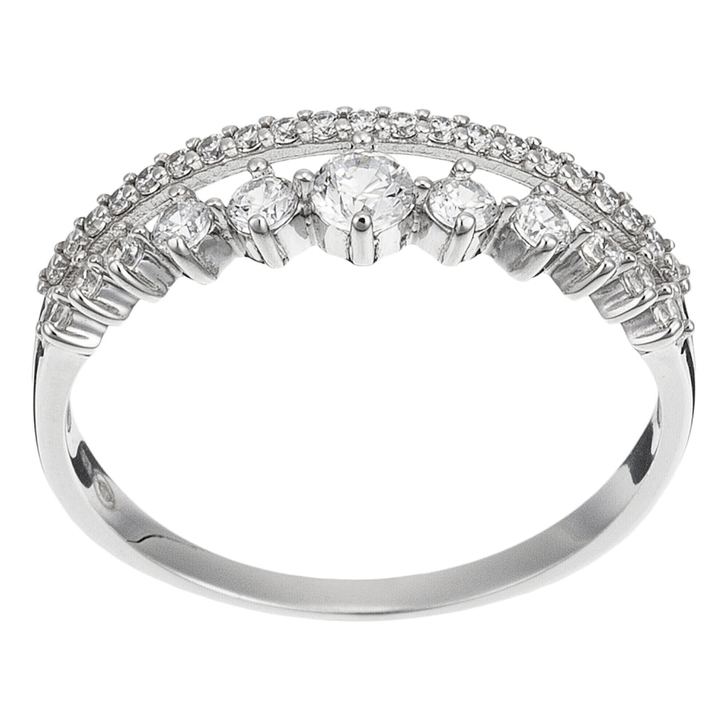 Bague "Ma Reine" - Or Blanc 375/1000