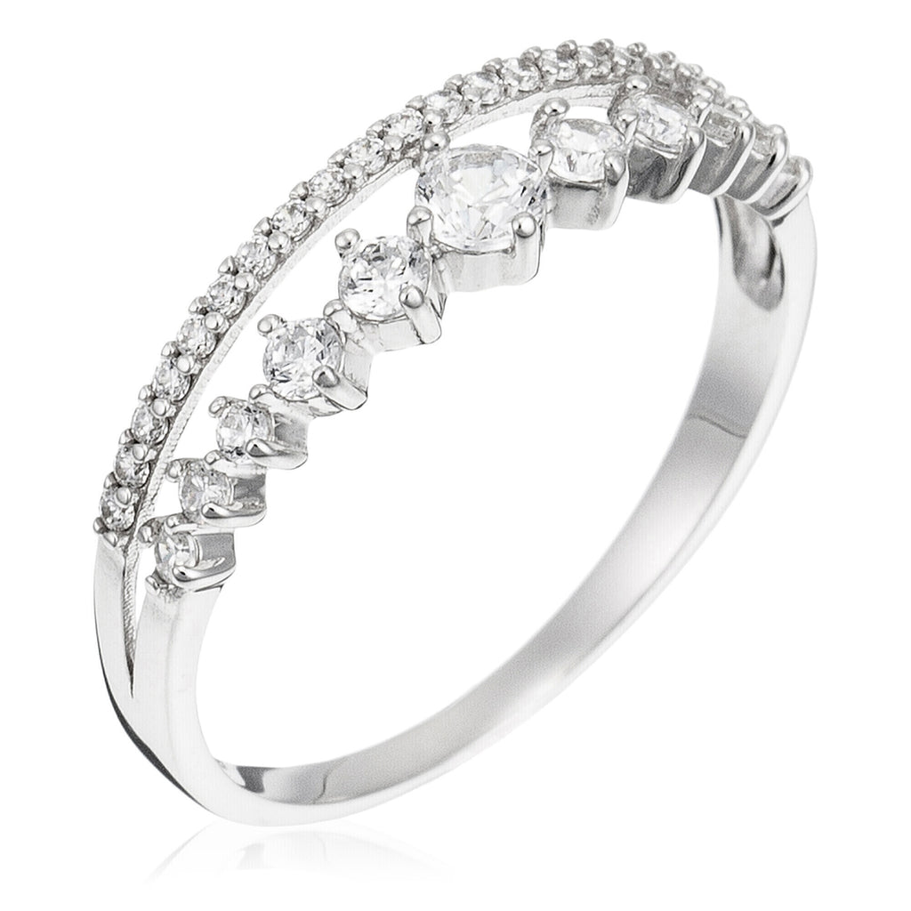 Bague "Ma Reine" - Or Blanc 375/1000