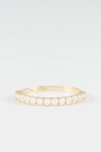 Bague "Abigail" - Or Jaune 375/1000 Et Zirconium