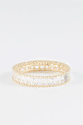Bague "Grey" - Or Jaune 375/1000 Et Zirconium