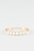 Bague "Bella" - Or Jaune 375/1000 Et Zirconium