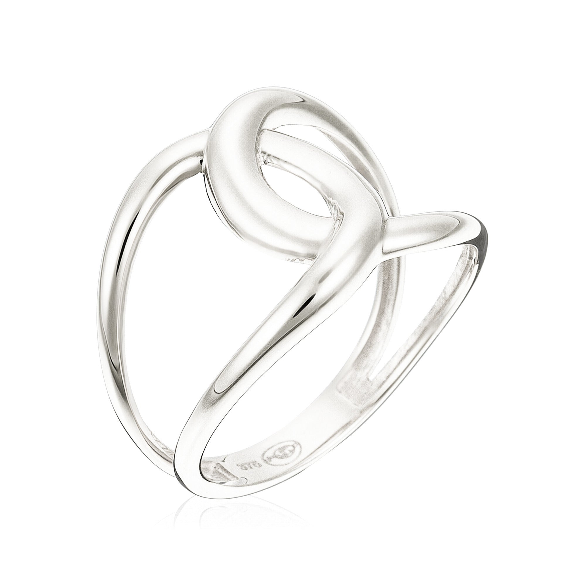 Bague "Ma Racine" Or Blanc 375/1000