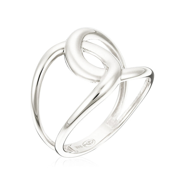 Bague "Ma Racine" Or Blanc 375/1000