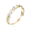 Bague "Feuille Détachée" - Or Bicolore 375/1000