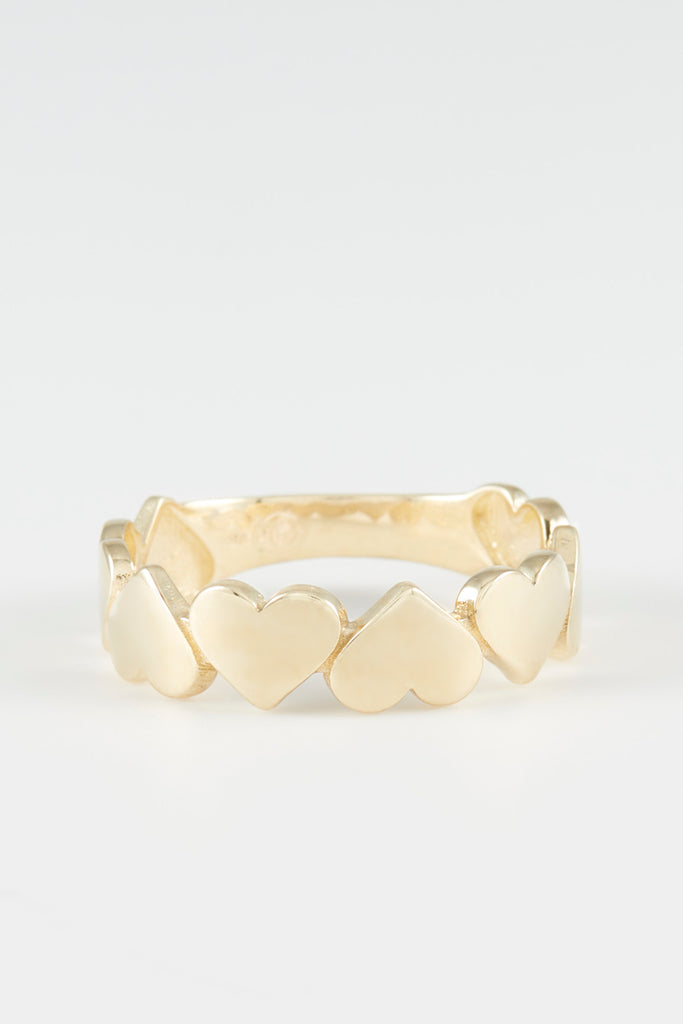 Bague "Petit Cœur" - Or Jaune 375/1000