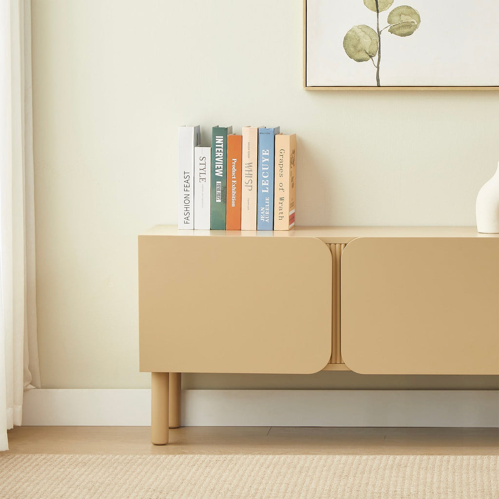 Braga - Meuble Tv 3 Portes - Beige