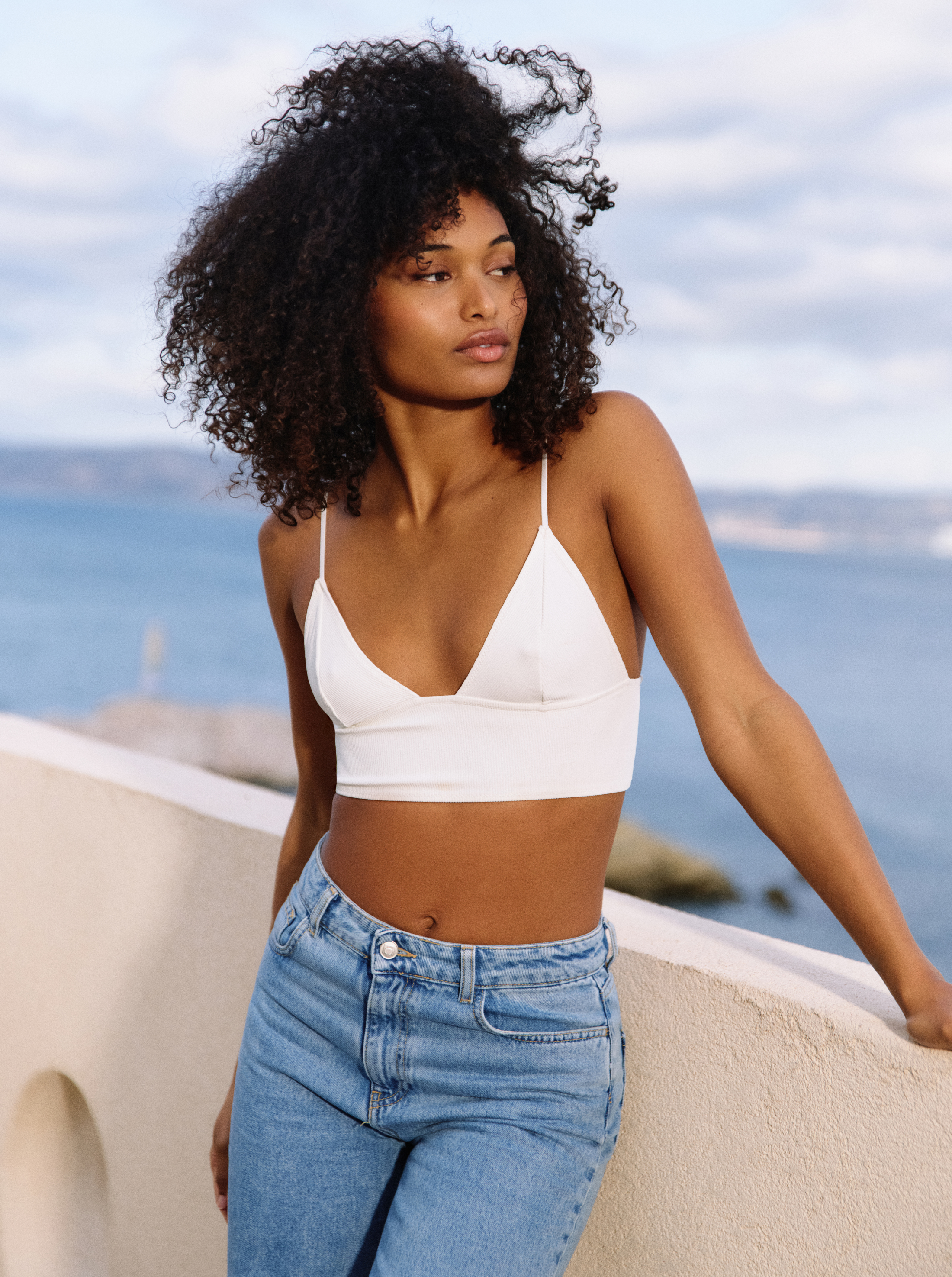 Brassière Bustier Hot White