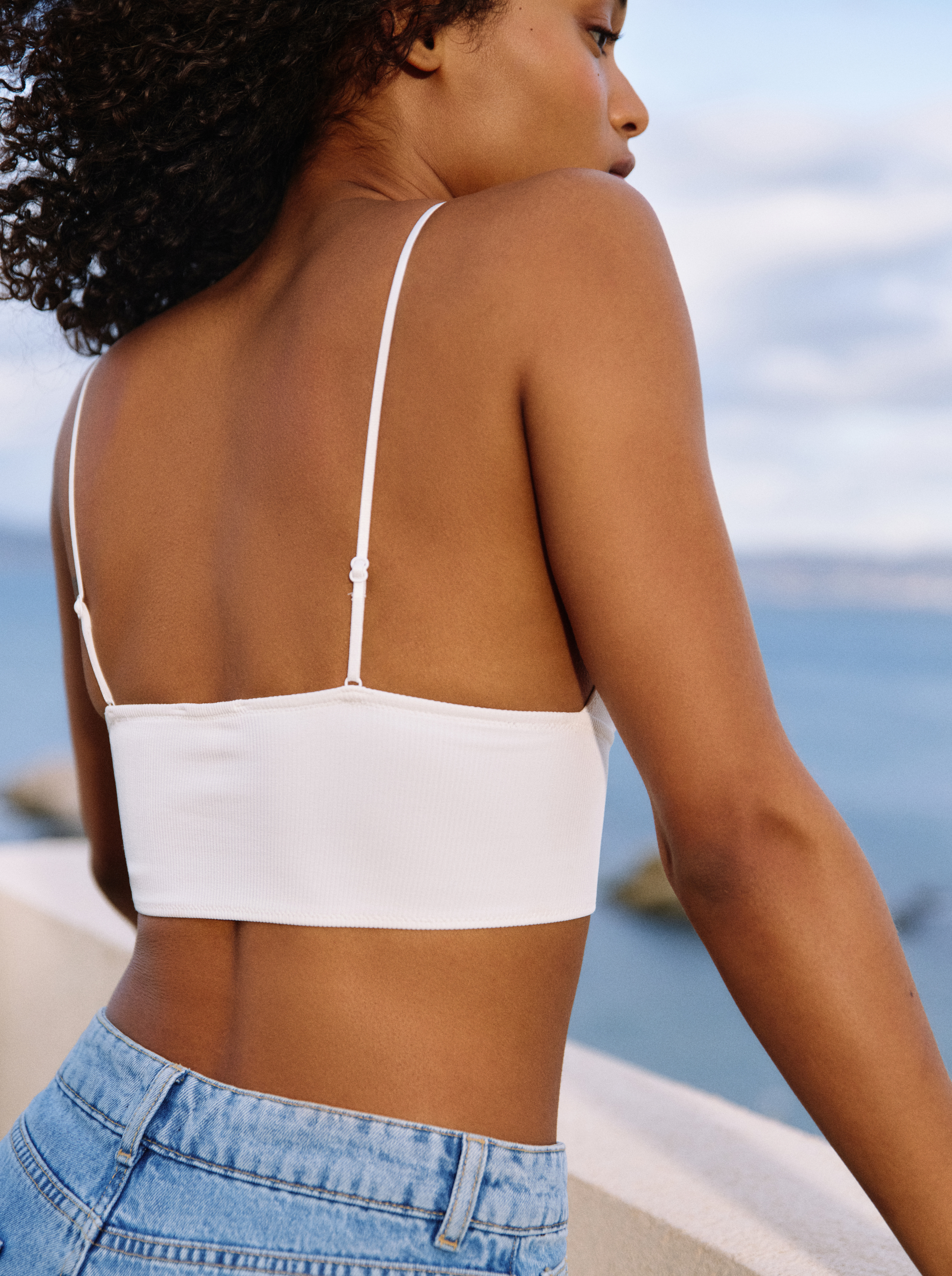 Brassière Bustier Hot White