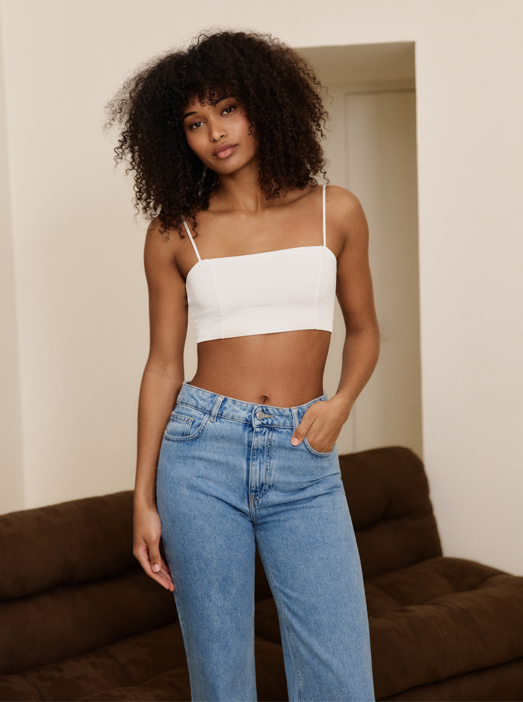 Brassière Straight White
