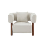 Brazza - Fauteuil Fixe 1 Place - Tissu Beige