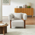 Brazza - Fauteuil Fixe 1 Place - Tissu Beige