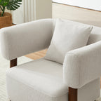 Brazza - Fauteuil Fixe 1 Place - Tissu Beige
