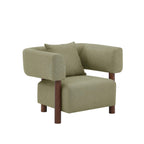 Brazza - Fauteuil Fixe 1 Place - Tissu Kaki