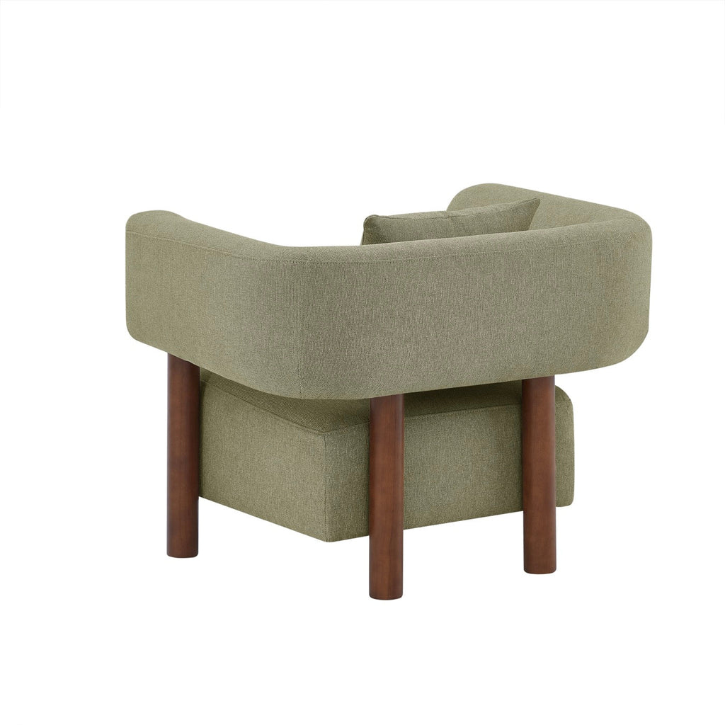 Brazza - Fauteuil Fixe 1 Place - Tissu Kaki