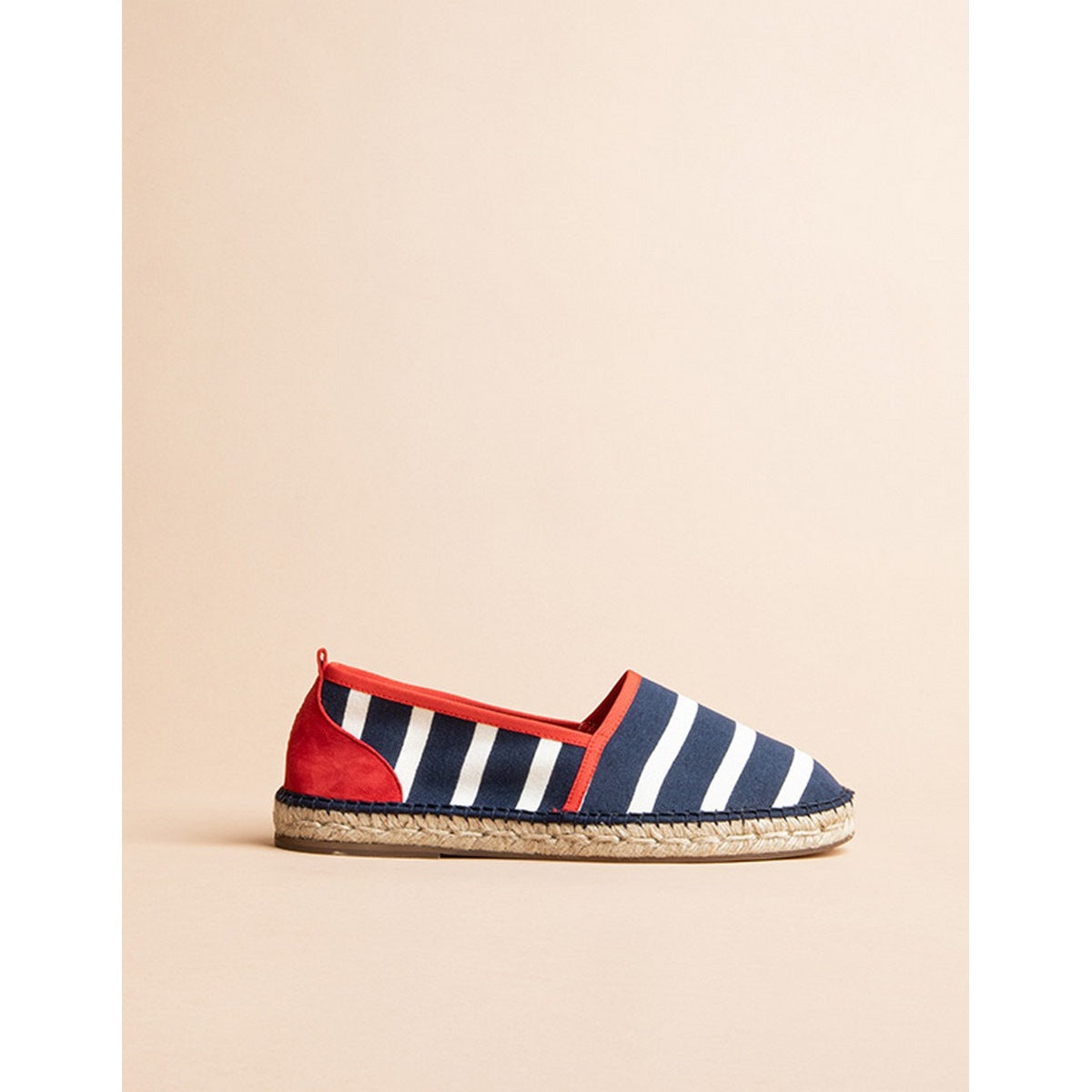 Espadrilles Plate Brestoise - Marine Rouge - Homme