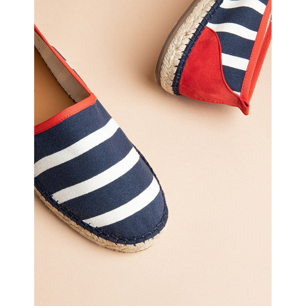Espadrilles Plate Brestoise - Marine Rouge - Homme