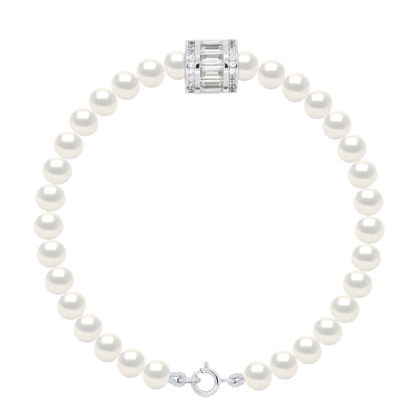 Bracelet Joaillerie Rang De Perles 5-6 Mm - Manon