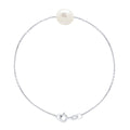 Bracelet Chainage Perle 10-11 Mm - Argent 925 - Grimaldi