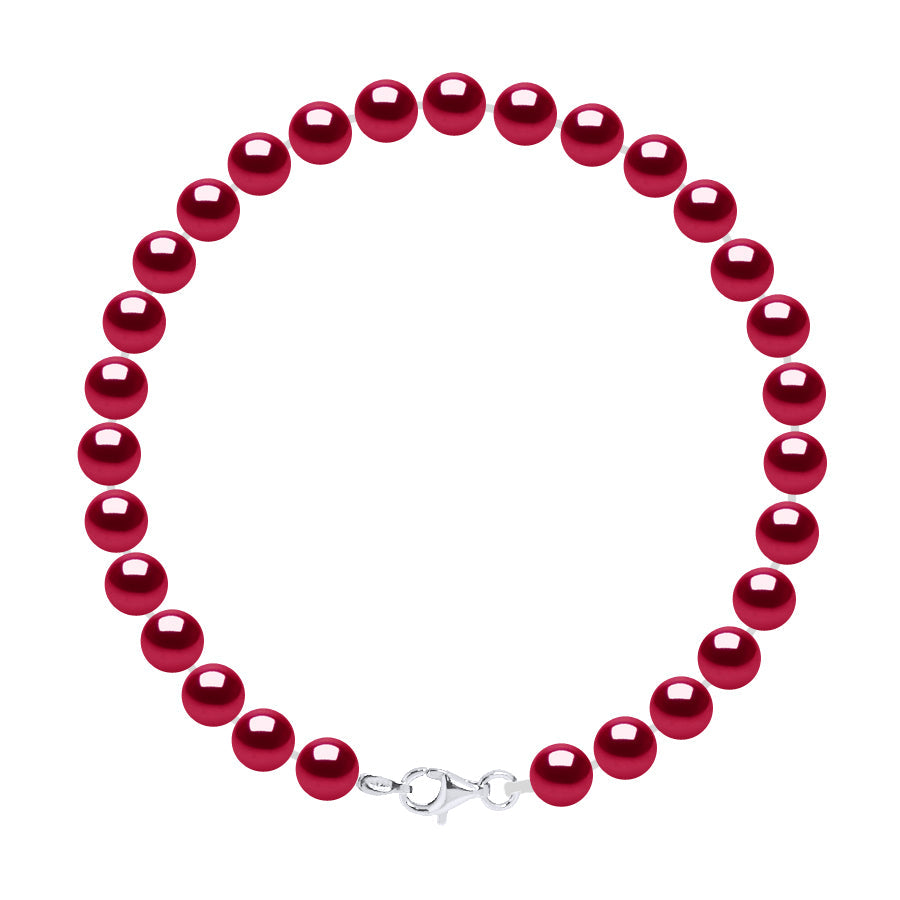 Bracelet Rang De Perles Rondes - Argent 925 - Hugo