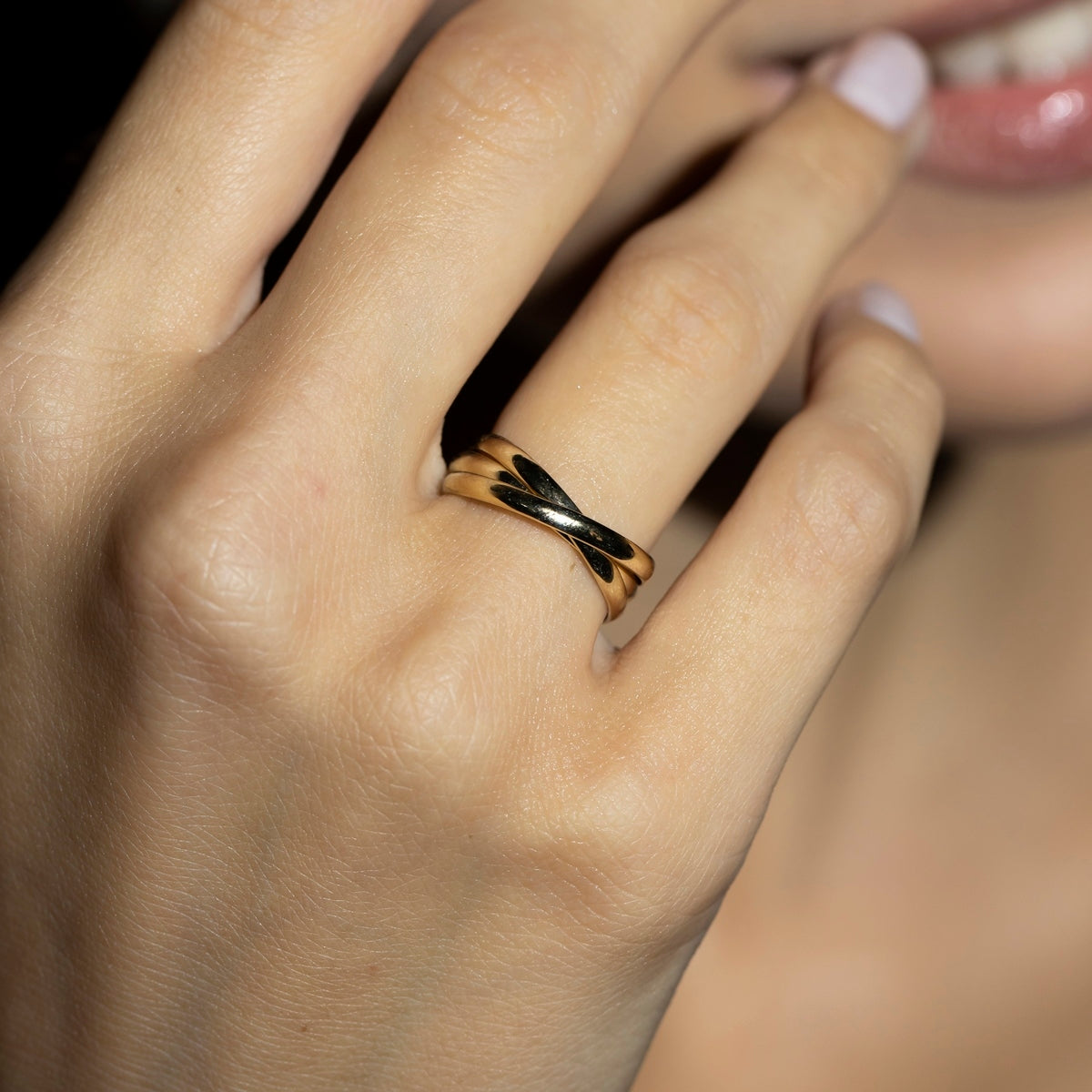 Bague "Saturna" Or Jaune 375/1000