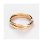 Bague "Tri Or" Or Tricolore 375/1000 - Or Tricolore 375/1000