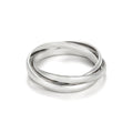 Bague "Saturna" Or Blanc 375/1000