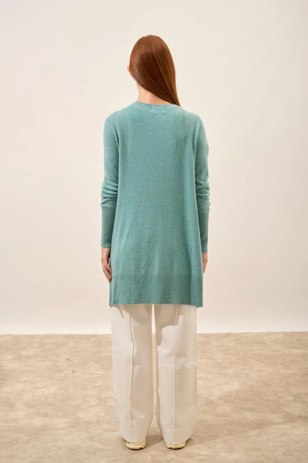 Veste Longue - Brooke - Vert Chiné