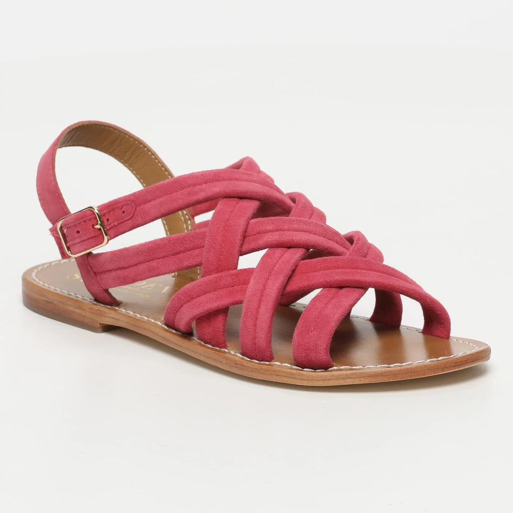 Sandales Brooklyn - Framboise
