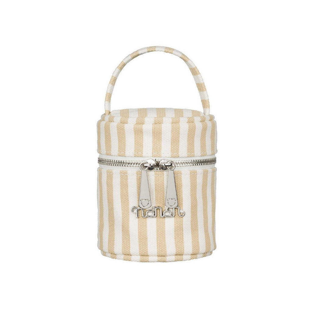 Porte-Tétine En Toile Beige